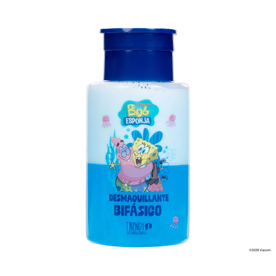 DESMAQUILLANTE BIFASICO BOB ESPONJA TRENDY