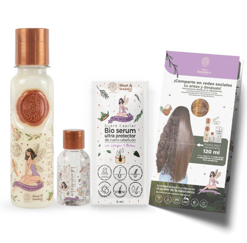 KERATINA PEQUEÑA 120ML RITUAL BOTANICO